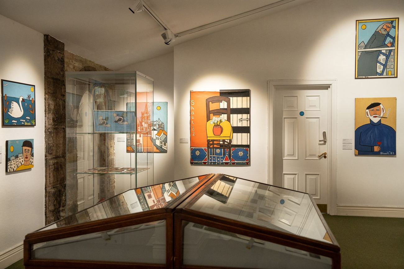 A wide view of the exhibition