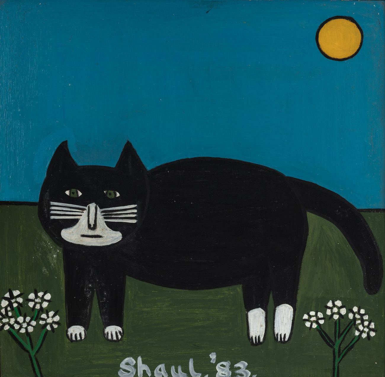 Tom Cat, 1983. Painting by Terry Shaul.